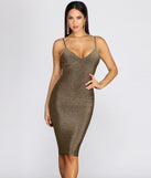 You’ll make a statement in Glitter Fab Midi Dress as an NYE club dress, a tight dress for holiday parties, sexy clubwear, or a sultry bodycon dress for that fitted silhouette.