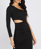 Pick A Side One Shoulder Mini Dress is a trendy pick to create 2023 festival outfits, festival dresses, outfits for concerts or raves, and complete your best party outfits!