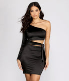 One Sided Satin Mini Dress is a trendy pick to create 2023 festival outfits, festival dresses, outfits for concerts or raves, and complete your best party outfits!