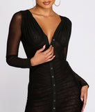 Talk Of The Town Ruched Mini Dress