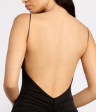 City Girl Open Back Ruched Mini Dress