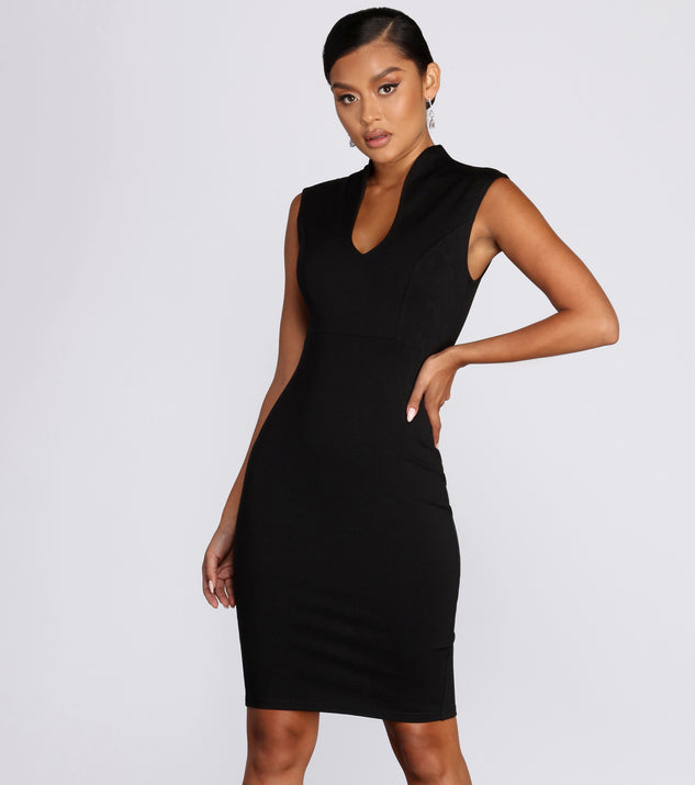 You’ll make a statement in Tonight Is Love Midi Dress as an NYE club dress, a tight dress for holiday parties, sexy clubwear, or a sultry bodycon dress for that fitted silhouette.