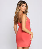 Major Obsession Ruched Mini Dress helps create the best bachelorette party outfit or the bride's sultry bachelorette dress for a look that slays!