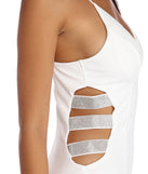 Triple Threat Rhinestone Bodycon Dress