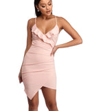 You’ll make a statement in Tea Time Ruffle Dress as an NYE club dress, a tight dress for holiday parties, sexy clubwear, or a sultry bodycon dress for that fitted silhouette.