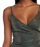 In Deep Water Glitter Dress