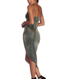 In Deep Water Glitter Dress