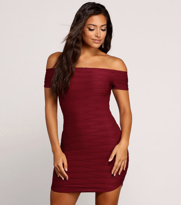 You’ll make a statement in Off The Charts Mini Dress as an NYE club dress, a tight dress for holiday parties, sexy clubwear, or a sultry bodycon dress for that fitted silhouette.