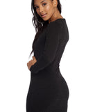 Starry Skies Knit Mini Dress