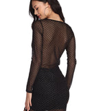 You’ll make a statement in A Complete Mesh Mini Dress as an NYE club dress, a tight dress for holiday parties, sexy clubwear, or a sultry bodycon dress for that fitted silhouette.