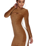 You’ll make a statement in Warm Down Corduroy Mini Dress as an NYE club dress, a tight dress for holiday parties, sexy clubwear, or a sultry bodycon dress for that fitted silhouette.