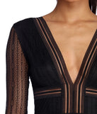 Evening Affair Lace Mini Dress