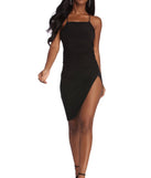 Sultry And Strappy Mini Dress