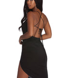 Sultry And Strappy Mini Dress