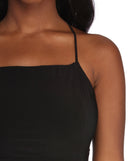 Sultry And Strappy Mini Dress