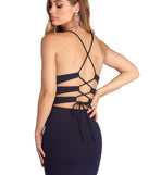 Slay In Lattice Mini Dress creates the perfect spring wedding guest dress or cocktail attire with stylish details in the latest trends for 2023!