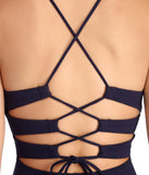 Slay In Lattice Mini Dress creates the perfect spring wedding guest dress or cocktail attire with stylish details in the latest trends for 2023!