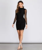 Best Dressed In Mesh Mini Dress is the perfect Homecoming look pick with on-trend details to make the 2023 HOCO dance your most memorable event yet!