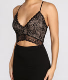 Sultry In Lace Mini Dress