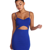 You’ll make a statement in Tri Cut Out Club Dress as an NYE club dress, a tight dress for holiday parties, sexy clubwear, or a sultry bodycon dress for that fitted silhouette.