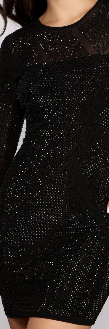 Capture The Spotlight Heat Stone Mini Dress creates the perfect New Year’s Eve Outfit or new years dress with stylish details in the latest trends to ring in 2023!