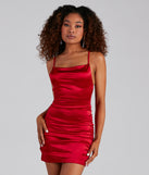 You’ll make a statement in Gorgeous Vibe Satin Mini Dress as an NYE club dress, a tight dress for holiday parties, sexy clubwear, or a sultry bodycon dress for that fitted silhouette.