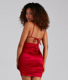 Gorgeous Vibe Satin Mini Dress