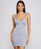 You’ll make a statement in Glow In The Spotlight Glitter Mini Dress as an NYE club dress, a tight dress for holiday parties, sexy clubwear, or a sultry bodycon dress for that fitted silhouette.