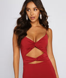 Strike A Pose Cutout Mini Dress