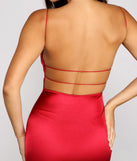 She's A Keeper Satin Mini Dress creates the perfect spring wedding guest dress or cocktail attire with stylish details in the latest trends for 2023!