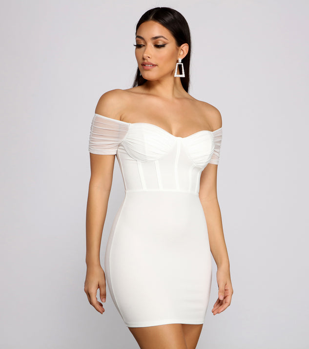 Sweet And Sultry Bodycon Dress helps create the best bachelorette party outfit or the bride's sultry bachelorette dress for a look that slays!