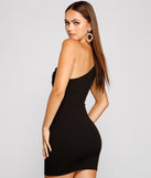 Iconic Glam One-Shoulder Mini Dress is the perfect Homecoming look pick with on-trend details to make the 2023 HOCO dance your most memorable event yet!