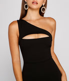 Iconic Glam One-Shoulder Mini Dress is the perfect Homecoming look pick with on-trend details to make the 2023 HOCO dance your most memorable event yet!