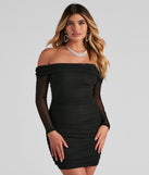 Chic Moment Mesh Bodycon Mini Dress is the perfect Homecoming look pick with on-trend details to make the 2023 HOCO dance your most memorable event yet!