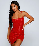 Daring Diva Sequin Mini Dress helps create the best bachelorette party outfit or the bride's sultry bachelorette dress for a look that slays!