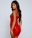 Daring Diva Sequin Mini Dress