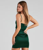 Wrapped In Stylish Satin Mini Dress is the perfect prom dress pick with on-trend details to make the 2024 dance your most memorable event yet!