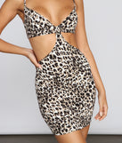 Fierce Vibes Cutout Mini Dress