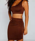 Bound To Stun One Shoulder Mini Dress is a trendy pick to create 2023 festival outfits, festival dresses, outfits for concerts or raves, and complete your best party outfits!