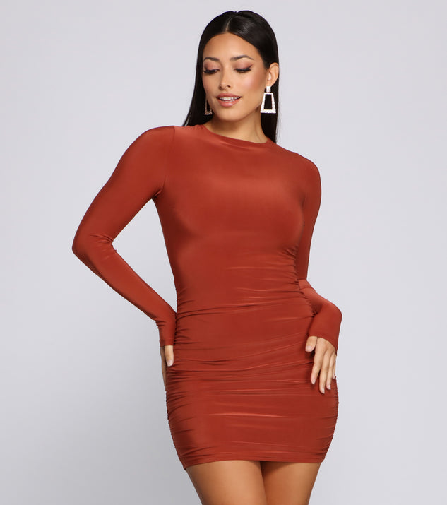 Sultry Lace-Up Back Bodycon Dress helps create the best bachelorette party outfit or the bride's sultry bachelorette dress for a look that slays!