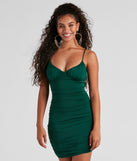 The Stylish Choice Ruched Mini Dress is a unique party dress to help you create a look for work parties, birthdays, anniversaries, or your next 2023 celebration!