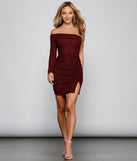 Glitzy Radiance One Shoulder Glitter Mini Dress is the perfect Homecoming look pick with on-trend details to make the 2023 HOCO dance your most memorable event yet!