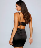 Sultry Glam Corset Mini Dress