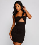 Cutout The Drama One Shoulder Bodycon helps create the best bachelorette party outfit or the bride's sultry bachelorette dress for a look that slays!
