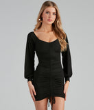 Casually Fab Ruched Mini Dress