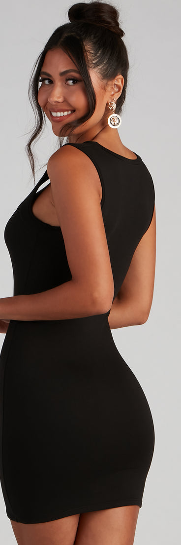 Chic Cutout Bodycon Mini Dress