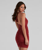 Slinky And Chic Halter Mini Dress for Homecoming 2022, Winter Formal Dances, Holiday Dress, Military Balls, Bridesmaids, Wedding Guests, and Prom