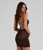 Chic Sultry Moment Satin Mini Dress for Homecoming 2022, Winter Formal Dances, Holiday Dress, Military Balls, Bridesmaids, Wedding Guests, and Prom
