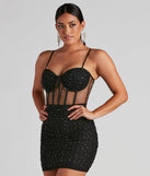 The Pop Goes The Party Mesh Mini Dress is a unique party dress to help you create a look for work parties, birthdays, anniversaries, or your next 2023 celebration!