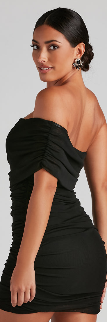 Mesh Muse Bodycon Mini Dress